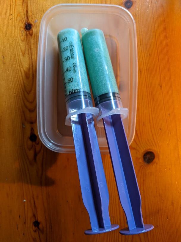 Birthday Cake in Syringes